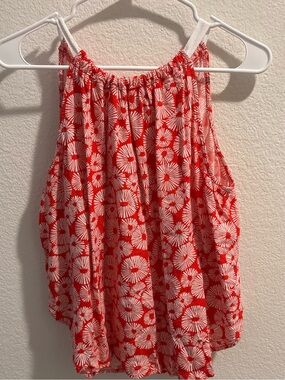 LOFT | Floral Halter Tank Top | Medium